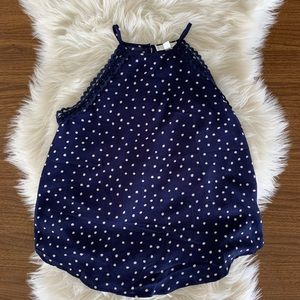 “Mine” small polka dot tank top
